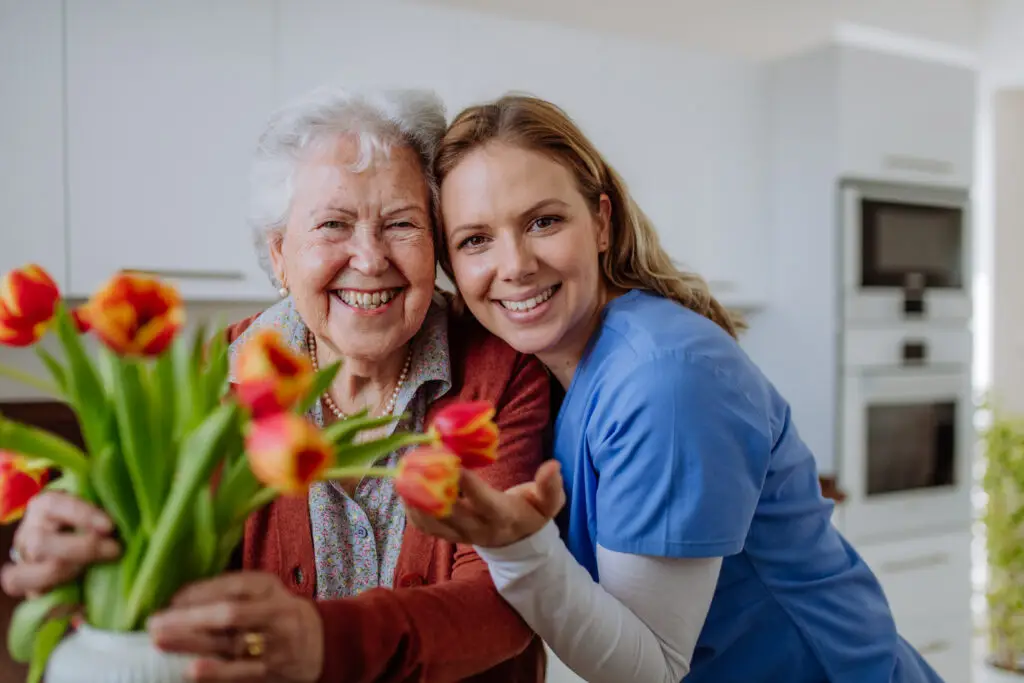 Private nurse care management in Maryland with a Carewann nurse and senior